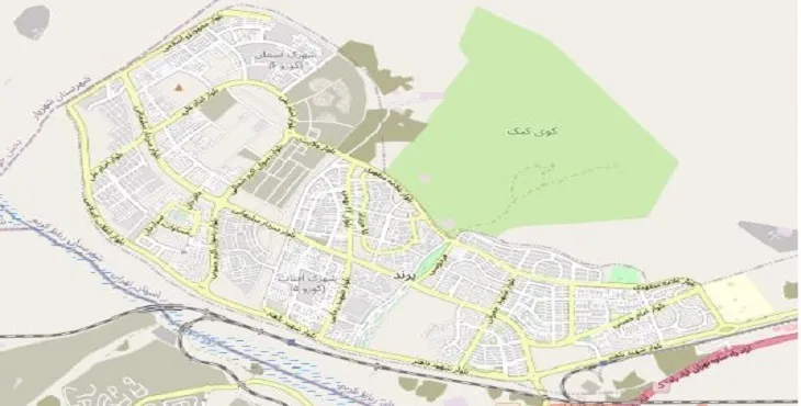 نقشه پرند